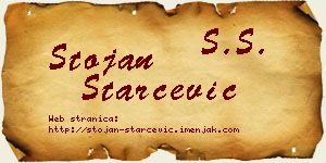 Stojan Starčević vizit kartica